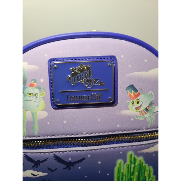 Loungefly Wizard Of Oz Mini Backpack Characters Castle Yellow Brick Road Bag NEW